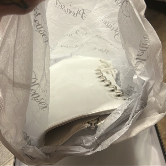 NEW Pleaser Adore-1021 Lace-Up Front Ankle Boots Pole Dance New in Box - Picture 10 of 10